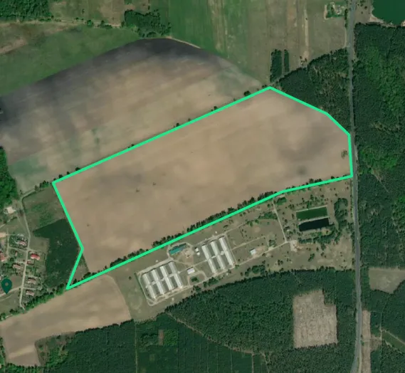 Biuro Kiełpin, 37 ha