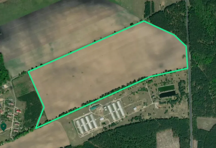 Grunt Kiełpin, 37 ha