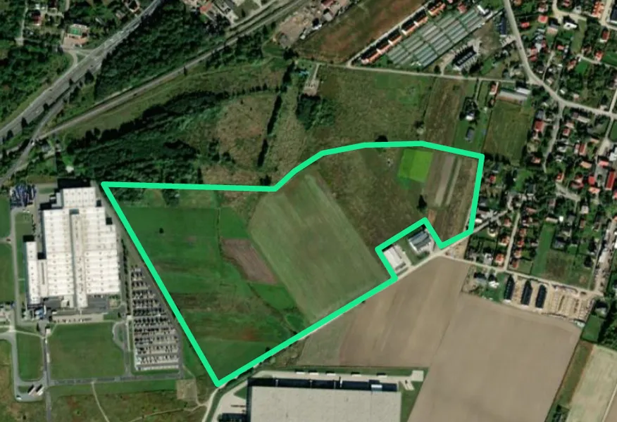 Grunt Grunt przemysłowo- usługowy , Długołęka 17,4 ha