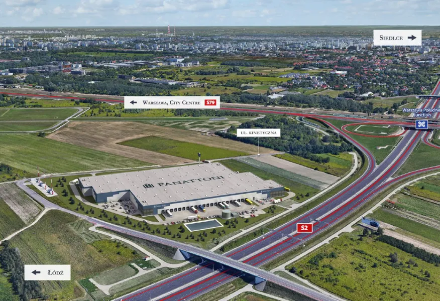 Magazyn Panattoni Park City Logistics Warsaw Airport V Kinetyczna